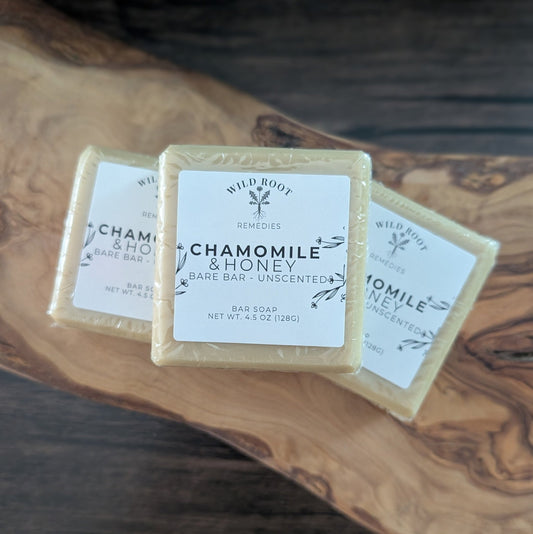 Chamomile & Honey - (Unscented) - Wild Root Remedies