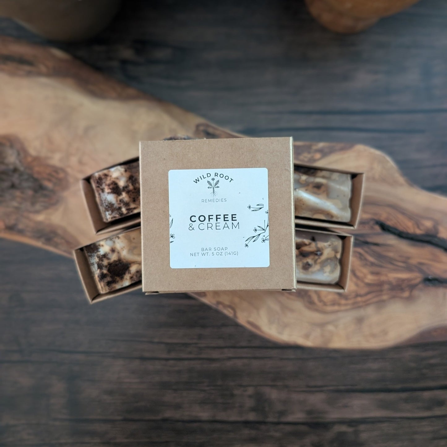 Coffee & Cream - Cold Process Soap - Wild Root Remedies