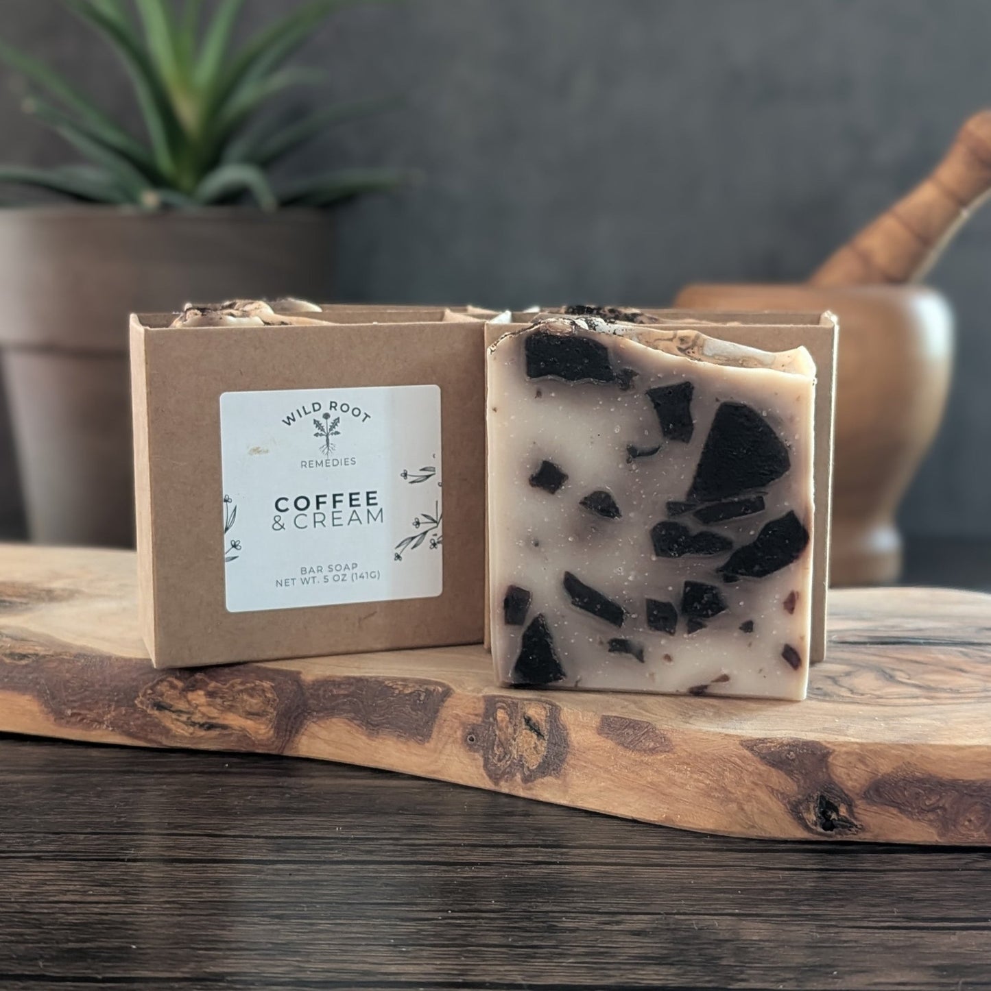 Coffee & Cream - Cold Process Soap - Wild Root Remedies