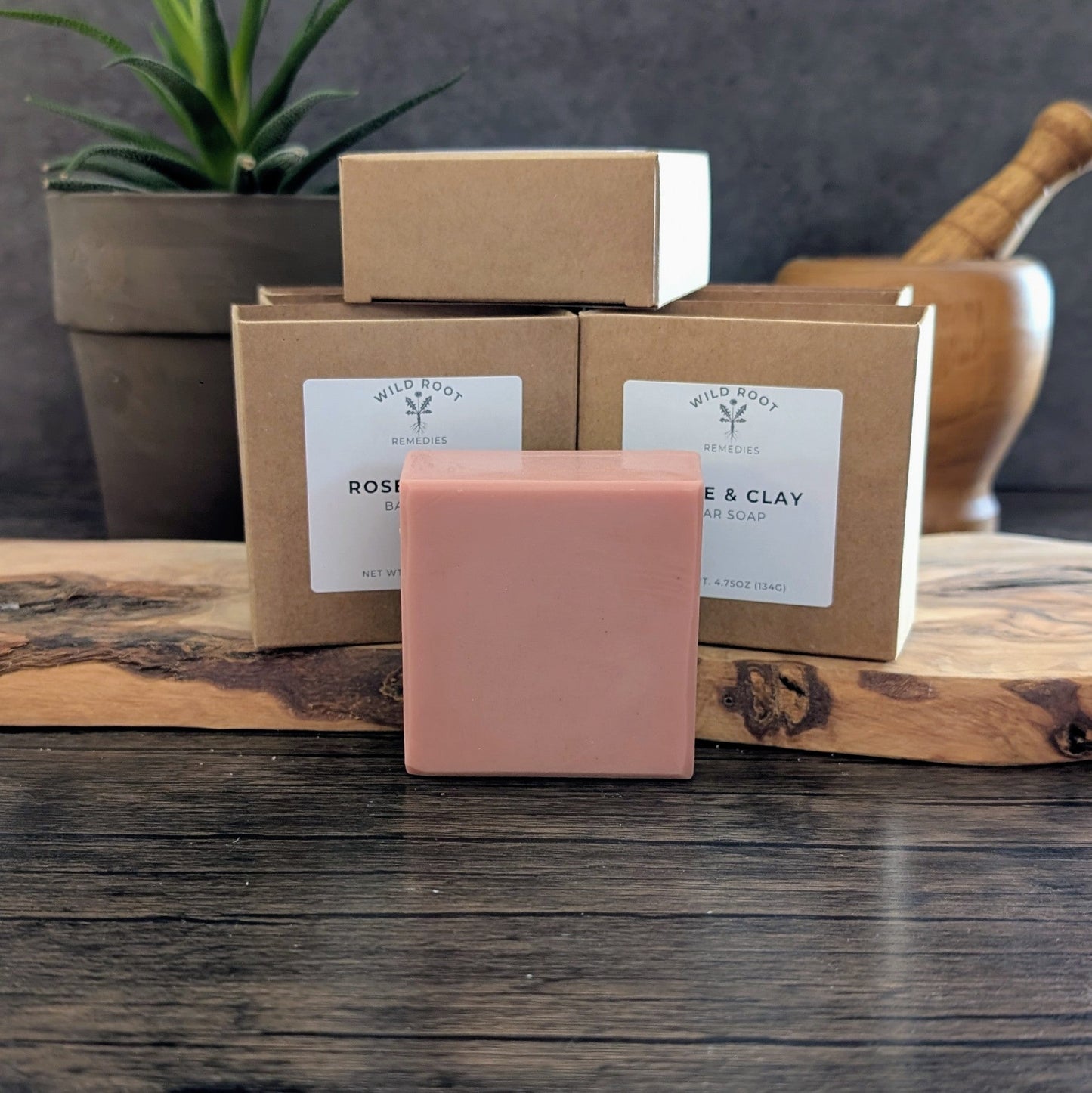 Rose & Clay - Glycerin Soap - Wild Root Remedies
